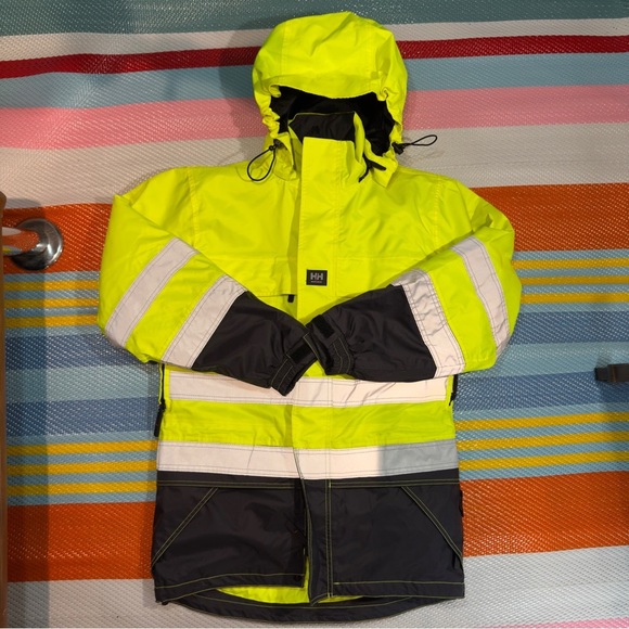 Helly Hansen Double Insulation Neon Black 3M Construction Safety Men Size Small - Picture 1 of 3
